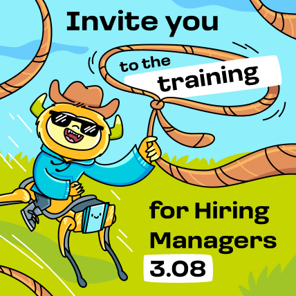 Hiring training illustration